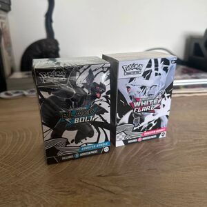 Pokemon Black Bolt & White Flare BOOSTER BUNDLE Set of 2! Factory Sealed